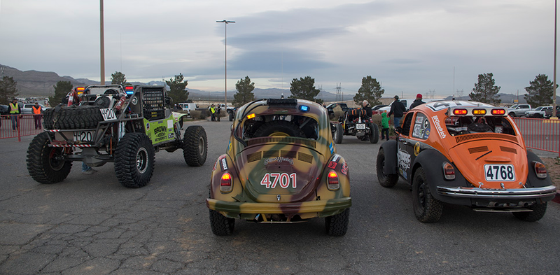 The morning lineup, race day.